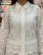 شومیز مجلسی خامه دوزی کد P191 - Image 2