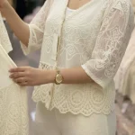 شومیز مجلسی قلاب بافی کد P189