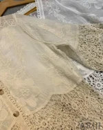 شومیز مجلسی قلاب بافی کد P38 - Image 4